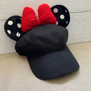 Minnie Mouse Black and Red Baseball Hat